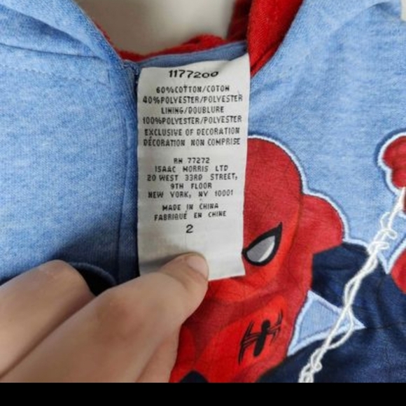 Vintage Spiderman hoodie - Picture 2 of 3
